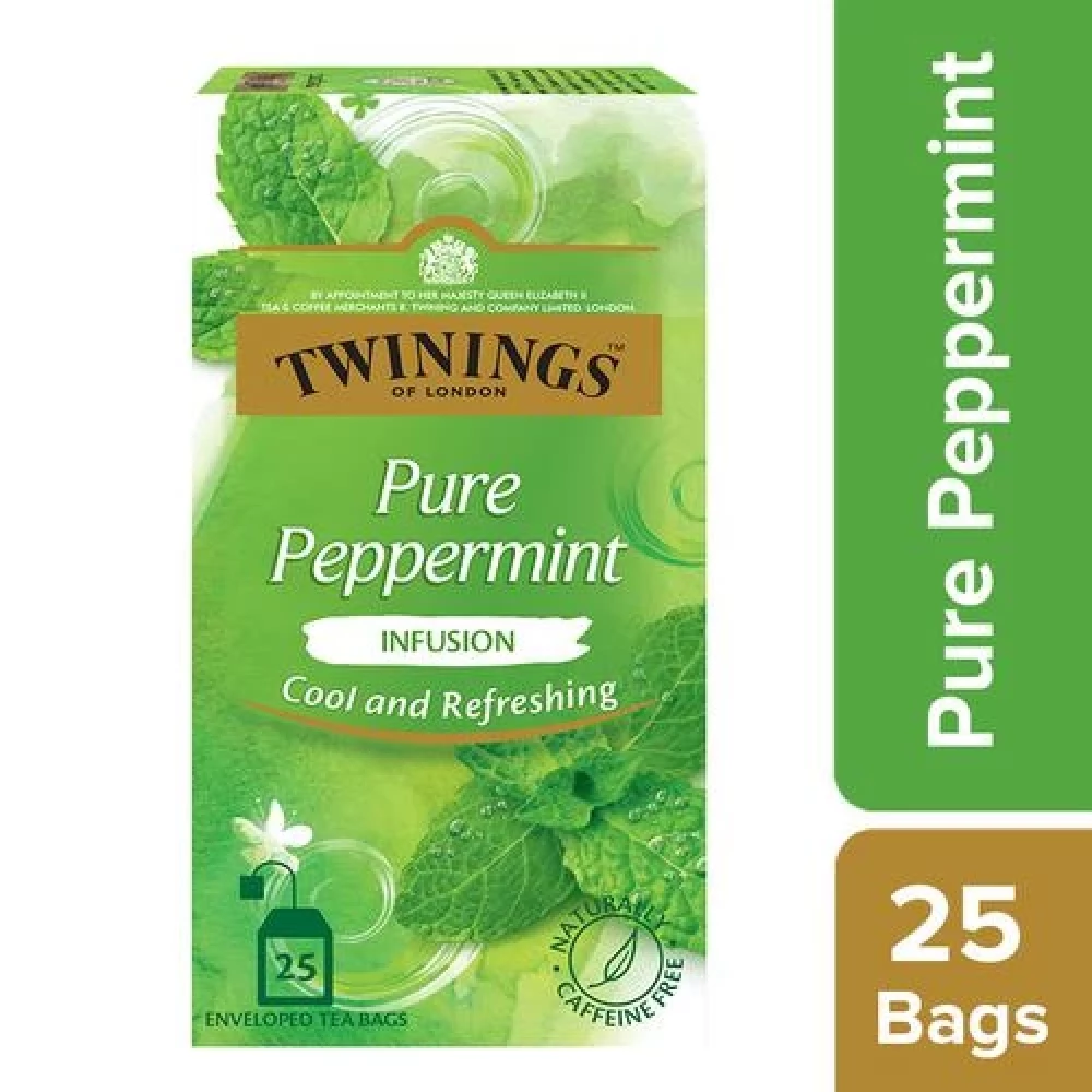 Twinings Pure Peppermint Tea,  50 g (25 Bags x 2 g each) -1.webp